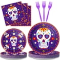thumbnail image 1 of Juego de vajilla Wiooffen Day of the Dead, 96 piezas para 24 personas, 1 of 7