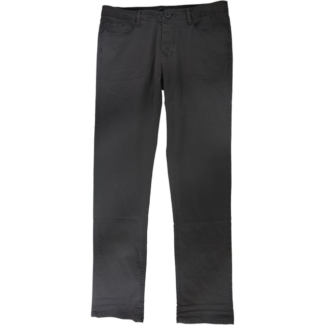 Rogue State Mens Solid Casual Trouser Pants slate 31x33