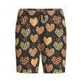thumbnail image 4 of Easygdp Heart Men's Short Pajama Pants, Sleep Shorts, Household Pants, Casual Pants with Pockets - Small, 4 of 9