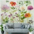 thumbnail image 4 of Shiartex Tapestry, Hanging Wall Tapestry For Bedroom Dorm Decor - Beautiful Watercolor Dandelion Floral Painting, 4 of 6
