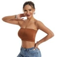 thumbnail image 4 of Women Underwire Lightly Lined Multiway Plus Size Full Coverage Bandeau Bra for Big Busted, 4 of 7