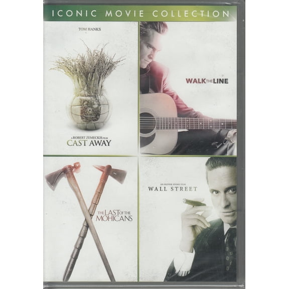 Cast Away / Walk the Line / Last Of the Mohicans / Wall Street (DVD)