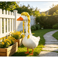 thumbnail image 5 of Porch Goose Wig for 23 Inch Goose Statue, Funny Goose Hairpiece Decoration, Removable Goose Accessories with Elastic Fit, Outdoor Garden Yard Patio Lawn Goose Decor, 5 of 6