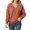 Orange, variant on Solid Color Oversized V Neck Casual Versatile Knitted Pullover Sweater Soft Comfortable Everyday Wear For Fall Winter Fashion