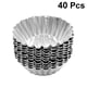 thumbnail image 3 of 40 moldes antiadherentes de metal para tartaletas de huevo, para hornear magdalenas, pasteles y galletas (7 x 2 cm), 3 of 5