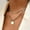 Silver, variant on Women's Jewelry Stainless Steel Chunky Chain Choker Circle Pendant Necklace-Silver
