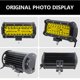 thumbnail image 3 of Barras de luz LED amarillas TANGJMXG 7 pulgadas 120 W luces de trabajo todoterreno antiniebla ámbar, 3 of 3