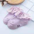 thumbnail image 3 of Baby Girl Socks Super Soft Baby Ruffle Socks Lace Socks for Baby Girls Cute Baby Girl Ruffle Socks, 3 of 3