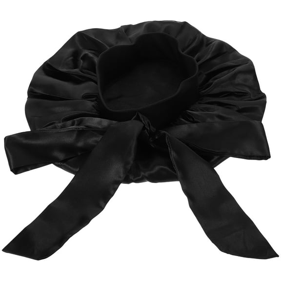 Caps Hair Womens Hat Elastic for Reusable Bonnet with Tie Band Bow Swimming