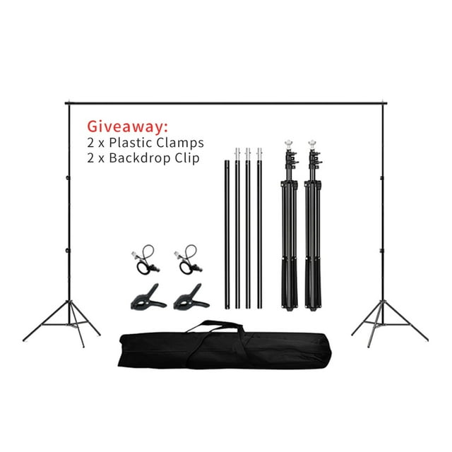 Professional Photography Stand for Photo Studio Background Backdrops Support System Frame with Carry Bag ,Long Lasting