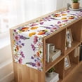 thumbnail image 6 of Table Runners 72 Inches Long Dress Scarves, Pink Flowers Farmhouse Kitchen/Dining Table Runner, Coffee Tablerunners, Elegant Spring Floral Pastoral Watercolor 18x72 Inch, 6 of 9