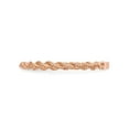 thumbnail image 4 of Gem & Harmony Ladies 14K Rose Pink Gold Polished Twisted Rope Ring Band (1.6mm) for Women, 4 of 5