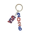 thumbnail image 1 of YUELONGHU Three Holiday Theme Key Ring Five Point Star Pattern Daily Carry for Outdoor Travel Use, 1 of 6