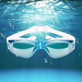 thumbnail image 1 of WIFKLSIIPG Lunettes de Natation Unisexes pour Enfants, Anti-Buée et Sans Fuite, Noires, 1 of 6