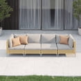 thumbnail image 5 of GRANDPATIO Bursa 4-Piece Powdercoated Steel Outdoor Conversation Sets, Beige, 5 of 6