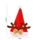 thumbnail image 3 of Fiudx Gorro Navideño de Reno, Gorro de Papá Noel de Poliéster Suave para Recién Nacido, Accesorio Fotográfico para Bebé, Bonito Regalo Navideño, Perfecto para Fiestas de Navidad, Unisex, Tamaño 13,3, 3 of 6