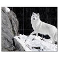 thumbnail image 1 of Wolf Wolves Ceramic Tile Mural Kitchen Backsplash Bathroom Shower, 403124-L54, 1 of 3