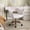 Ivory, variant on MOONMISS Modern Velvet Office Chair with Gold Base,Adjustable Swivel Desk Chair with Wheels,Low Back Rolling Vanity Chair,Olive Green