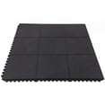 thumbnail image 5 of FlooringInc 5/8" Thick Evolution Rubber Floor Tiles - Equipment Mats, Gym Flooring and Utility, 9 Tils, Black, 5 of 7