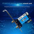 thumbnail image 4 of Tarjeta inalámbrica de doble banda PCIEX Wlan WiFi compatible con Bluetooth 433Mbps 802.11ac para PC, 4 of 7