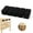 Black, variant on Black Furniture Wall Protectors,QZS Portable Bed Noise Stoppers,Headboard Bumpers to Prevent Furniture,Table Legs Hitting Wall,8Pcs (0.79in)+24Pcs (0.12in)