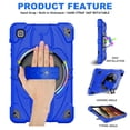thumbnail image 2 of ELEHOLD Case for Samsung Tab A7 Lite 8.7 (2021), Heavy Duty Shockproof Case with Pencil Holder/Stand/Hand Strap/Shoulder Belt, Rugged Protective Cover for Boys Girls,Blue, 2 of 9