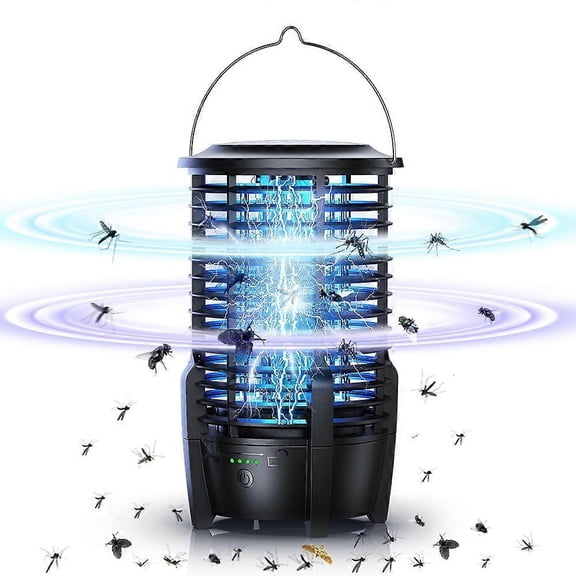 J08 Electric Mosquito Killer Lamp Waterproof Detachable Mosquito Zapper Outdoor Camping Light