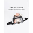 thumbnail image 6 of Luxtrada Clear Fanny Pack for Women Men, Stadium Approved Waist Pack with Adjustable Strap,Fashion Belt Bag for Festival, Games,Travel and Concerts, 6 of 10