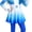 Princess Costume#3, variant on Guvpev Halloween Princess Costume for G'irls, Halloween Cosplay Jumpsuit with Pantskirt & Gloves, Fancy Dress Up Outfit for Role Play, Birthday Party & School Stage Event