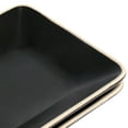 thumbnail image 5 of Gibson Soho Lounge Soho Lounge Dinnerware, (2) Platter Set, Matte Black, 5 of 5