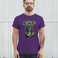 thumbnail image 3 of Tee Hunt Unconditional Loyalty T-Shirt Adopt a Dog Dean Russo Pets Men's Tee, Purple, Medium, 3 of 5