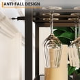 thumbnail image 4 of 36" Bar Cabinet with Adjustable Shelves, Removable Wine Rack, Waterproof Panels, and Adjustable Feet, 4 of 5