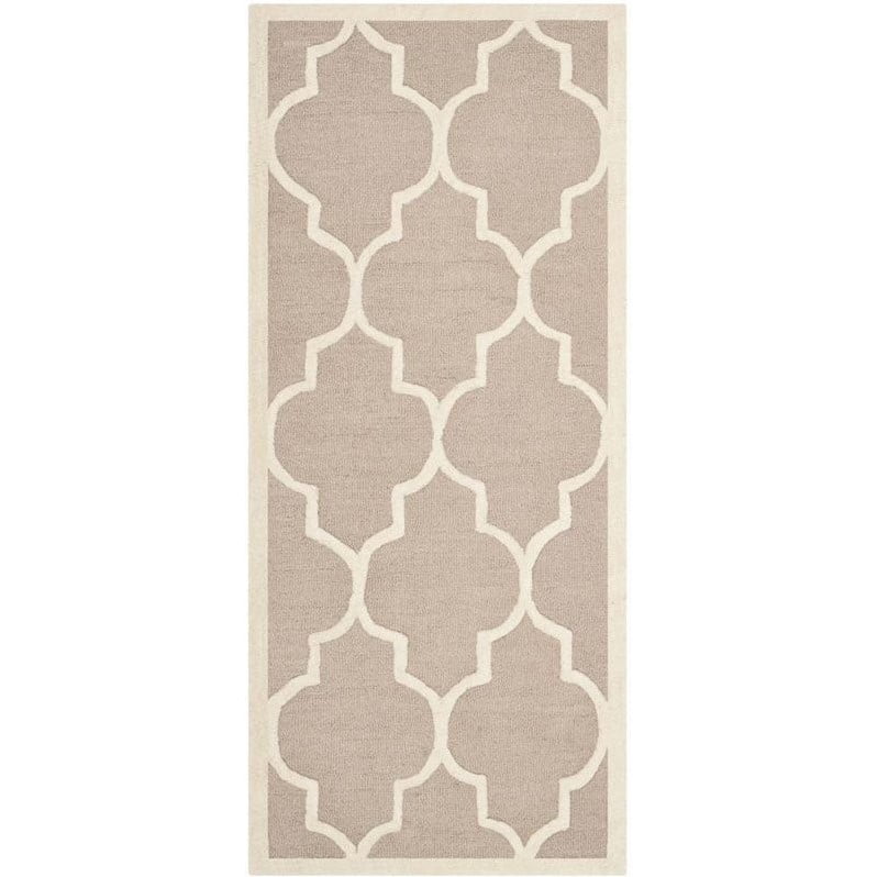 Safavieh Cambridge Beige Transitional Rug Runner 2'6" x 16' Walmart