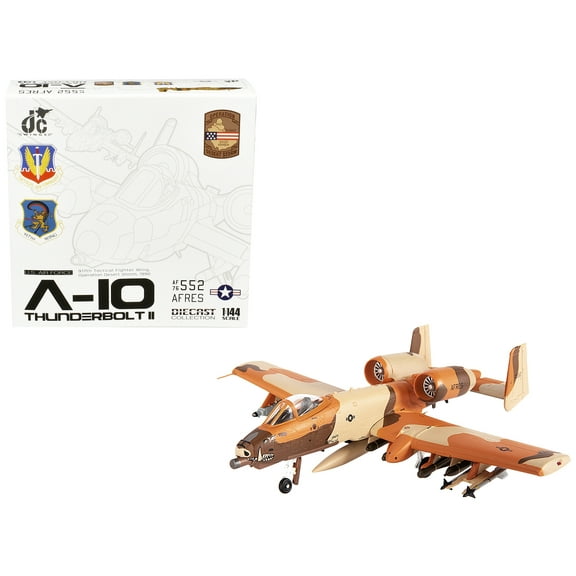 Fairchild Republic A-10C Thunderbolt II Attack Aircraft "Operation Desert Storm" US Air Force 1/144 Diecast Model by JC Wings