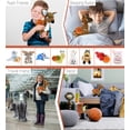 thumbnail image 4 of DolliBu Standing Deer Large Stuffed Animal with Basketball Plush – Soft Huggable Deer, Adorable Playtime Plush Toy, Cute Wildlife Gift Plush Doll Animal Toy for Kids and Adults – 12.5 Inches, 4 of 6