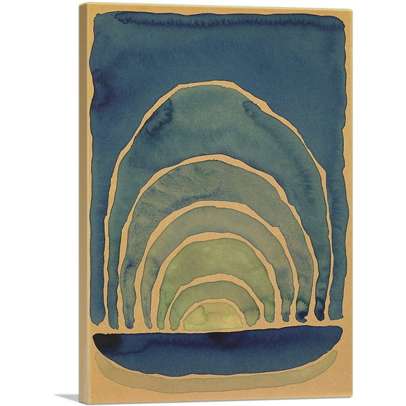 ARTCANVAS Light Coming on the Plains No. I 1917 Canvas Art Print by Georgia O-Keeffe - Size: 26" x 18" (0.75" Deep)