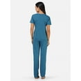 thumbnail image 2 of Stylore Two Piece Pajamas Set Soft Short-Sleeve Top Pants Loungewear Posidon 2XL, 2 of 6