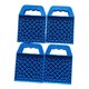 thumbnail image 5 of Juego de 4 placas de soporte para remolque, almohadillas estabilizadoras para autocaravanas, bloques de elevación, Azul, 5 of 9