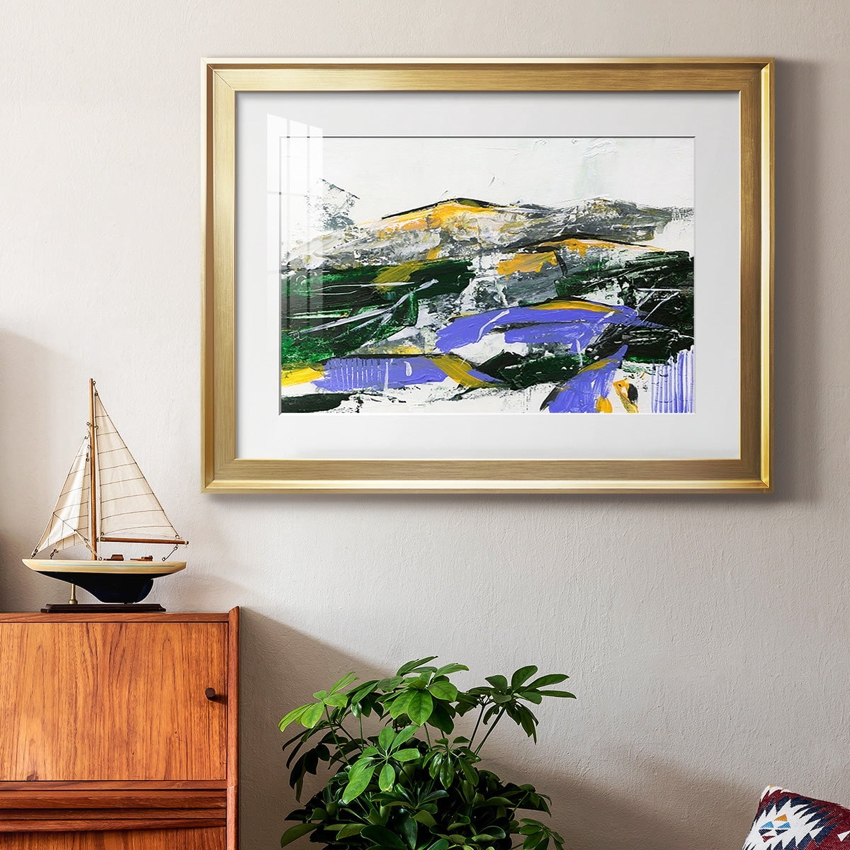 Silent Mountain II Premium Framed Print - Ready to Hang