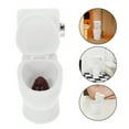 thumbnail image 3 of Phlegsive Doll House Toilet Mini flushing Toilet Toy Doll House Miniature Bathroom Toilet, 3 of 5