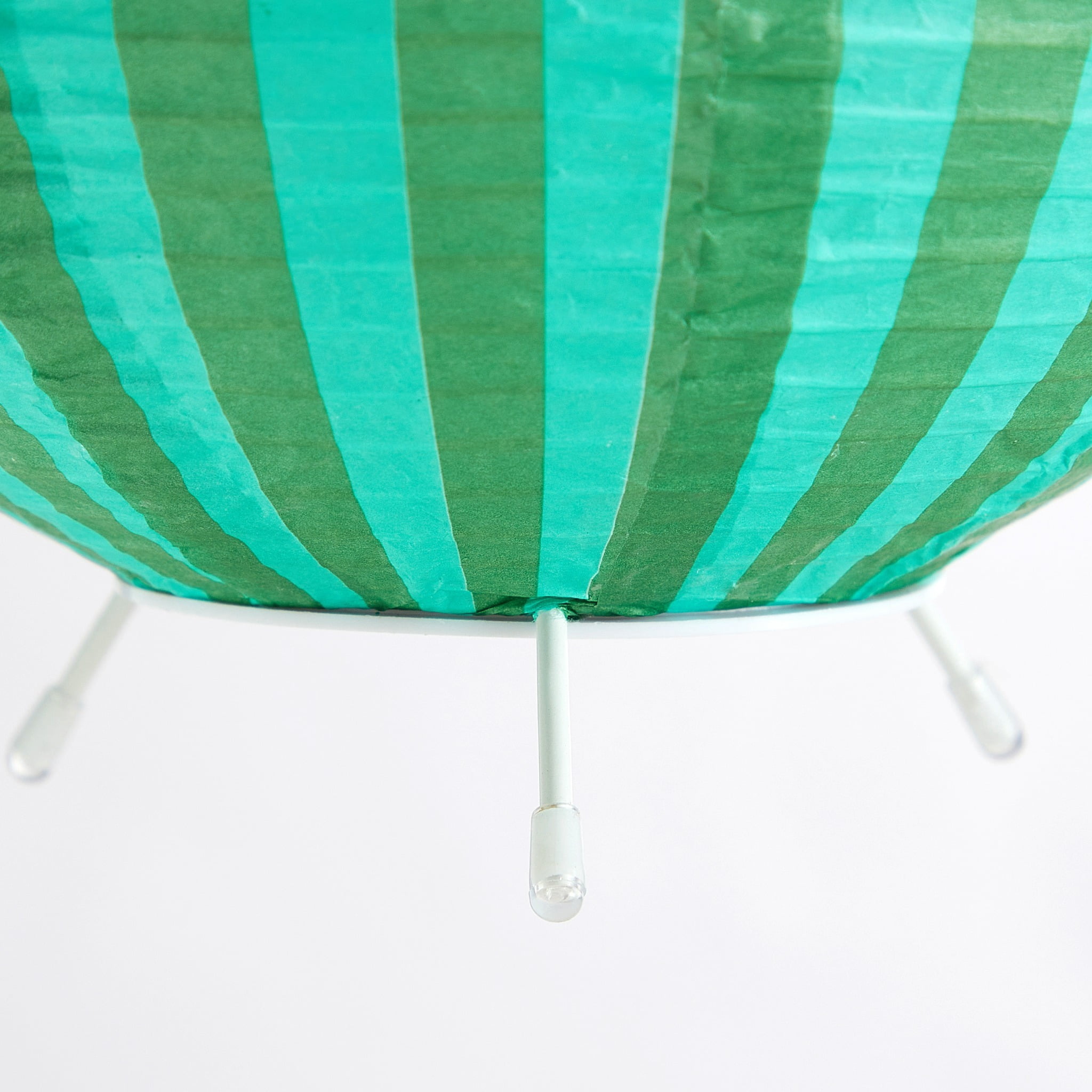 Urban Shop 8.2"H x 9" D Paper Lantern Table Lamp, Green