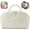 White, variant on 2026 New Makeup Bag, 180° Wide Open Lay-Flat Large Capacity Portable Makeup Bag, Portable Water-Resistant Cosmetic Case Bags for Brushes, Toiletries