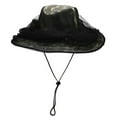 thumbnail image 3 of Walbest Anti-mosquito Insects Head Net Hat, Safari Hat Sun Hat Bucket Hat with Net Mesh for Outdoor Fishing Hiking Gardening Men Women, 3 of 7
