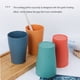 thumbnail image 3 of Billuyoard Taza de de trigo, tazas de cepillo de para enjuague bucal, botella de estilo Simple, taza para la cintura, soporte para Cocina y Comedor Naranja, 3 of 6