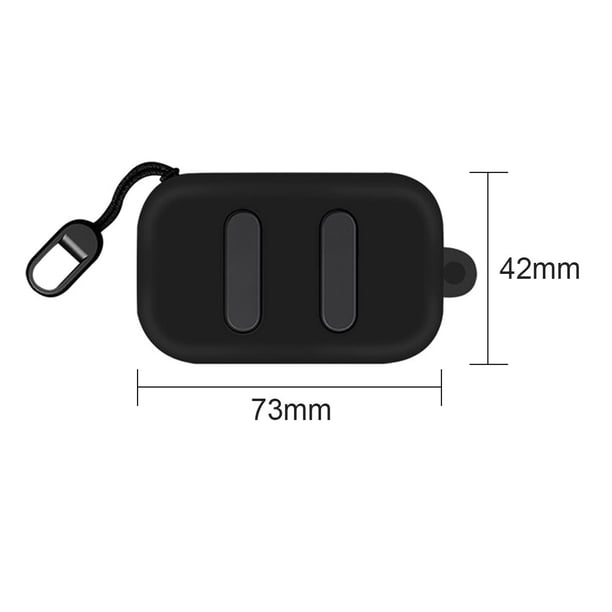 Funda con mosquetón para auriculares inalámbricos, funda protectora de silicona para Skullcandy, accesorios para estuche de carga xuanjing unisex