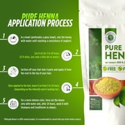 Henna Cosmetics Pure Henna Powder Hair Color, Brown/Red, 200g (7.05 oz)