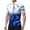 Blue, variant on Mens Bike Jersey Graphic Short Sleeve Cycling Jersey, Quick Dry Moisture Wicking Bike Shirt Breathable Mesh for Mountain Road Riding Cyan Xl