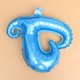 thumbnail image 3 of FELTECHELECTR 4 globos de aluminio con forma de corazón de 18 pulgadas, decoración creativa para fiestas, bodas, cumpleaños y festivales (azul claro)., 3 of 7