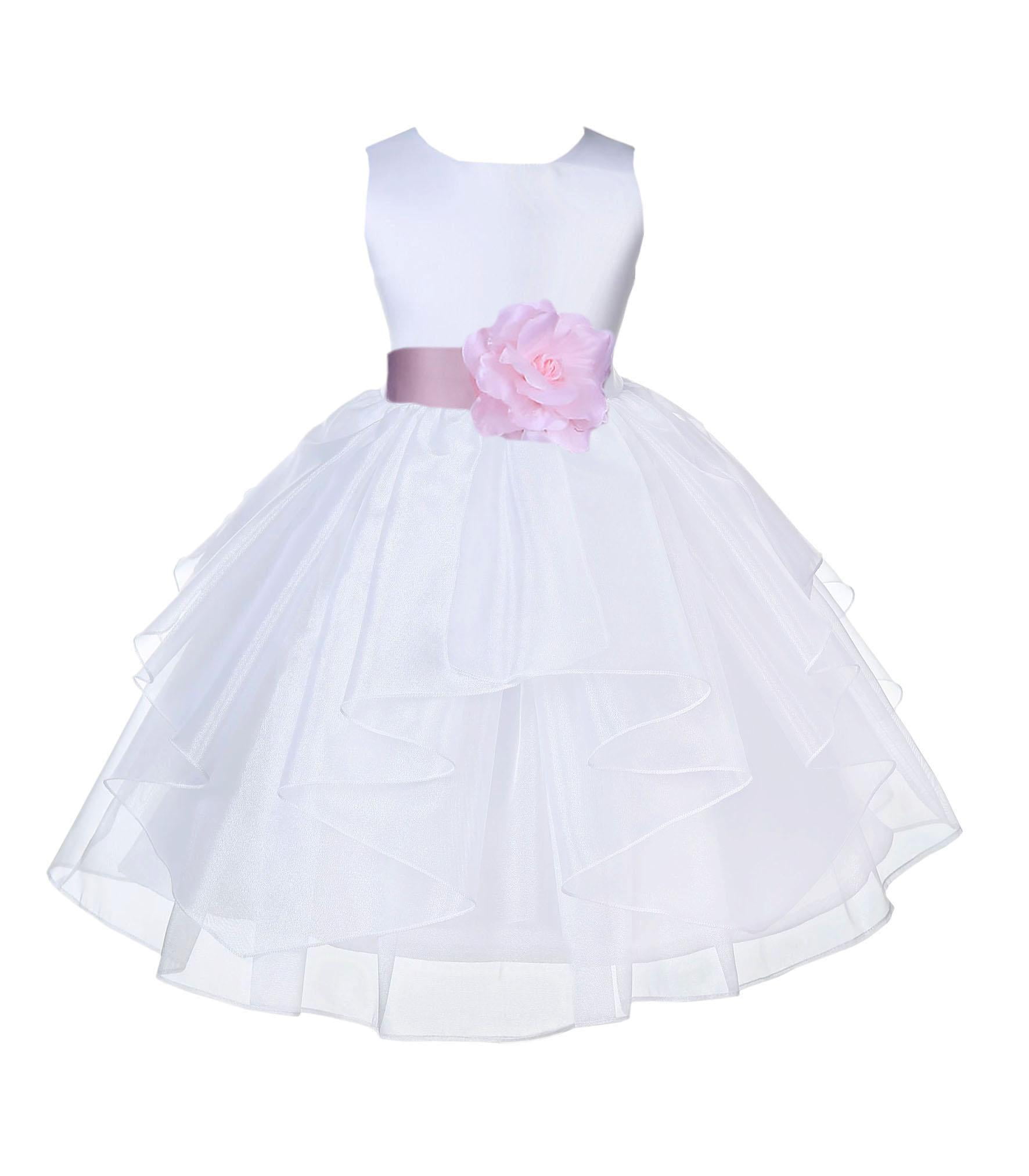 Pink Baby Easter Party Picture Wedding Flower Girl Dress 12M 18M 2 4 6 8 10 12 