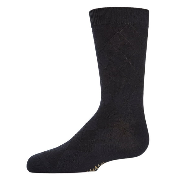 MeMoi Boys' Awesome Argyle Crew Socks - Boys - Male, 6, Navy